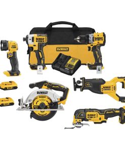 20V MAX XR BRUSHLESS 6-TOOL COMBO KIT With 2.0Ah Batteries