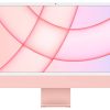 Apple Pink 24" iMac M1 8-Core 8GB RAM 256GB SSD, 7-Core GPU Retina 4.5K Desktop Computer (2021)