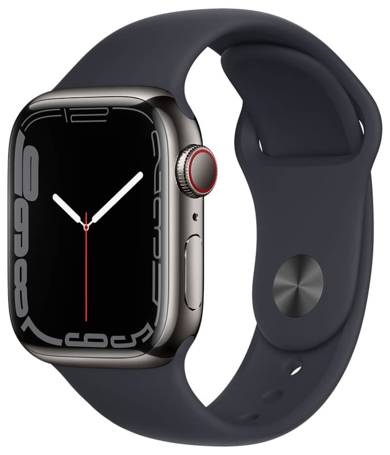 Apple-Watch-Series-7-GPS-Cellular-41mm-Graphite-SS-MNC03LLA-Front-Angled.jpg
