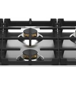 Bertazzoni Professional Series 36" Stainless Steel Drop-In Gas Cooktop With 6 Brass Burners