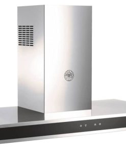 Bertazzoni 36" Stainless Steel And Black Glass Wall Mount Hood