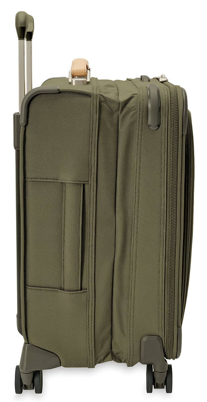 Briggs-and-Riley-Baseline-Olive-Global-Carry-On-BLU121CXSPW-7-Side-Extended.jpg