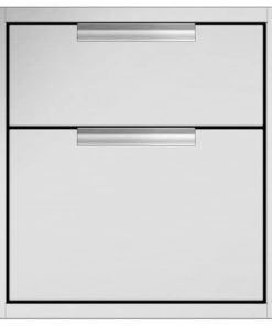 DCS Stainless Steel Tower Drawer Double
