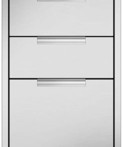 DCS Stainless Steel Tower Drawer Triple