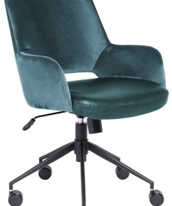 Euro Style Desi Blue Tilt Office Chair