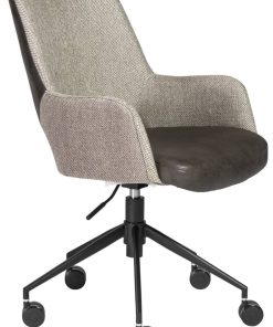 Euro Style Desi Light Grey & Dark Grey Office Chair