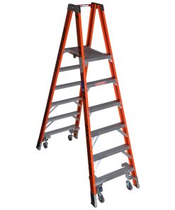 6 Ft. Type IA Fiberglass Platform Ladder w/Casters