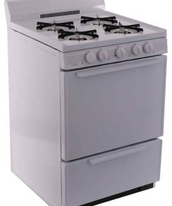 Premier 24" White Gas Range
