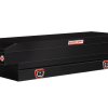 Weather Guard Saddle Truck Tool Box Steel Compact Gloss Black