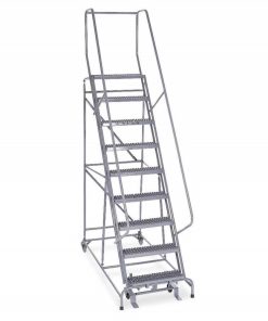 Series 1000 9 Step X 32" W A6 Tread Step Ladder w/handrails