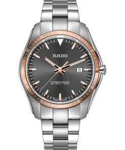 Rado HyperChrome Grey Dial Stainless Steel Watch, 45mm