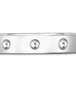 Roberto Coin 18KT White Gold Symphony Pois Moi Band Ring