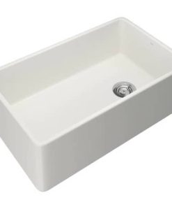 Rohl 32" Pergame Allia Fireclay Single Bowl Kitchen Sink