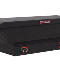 Weather Guard Saddle Truck Tool Box Aluminum Low Profile Textured Matte Black