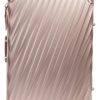 TUMI 19 Degree Aluminum Texture Blush Extended Trip Packing Case