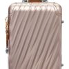 TUMI 19 Degree Aluminum Texture Blush International 4 Wheeled Carry-On