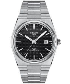 Tissot PRX Powermatic 80 Automatic Black Dial  Stainless Steel Watch, 39.5mm
