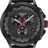 Tissot T-Race Special Edition Cycling Tour De France Chronograph Black Watch w/ Red Accents, 45mm