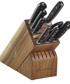 Wusthof Classic 9 Piece Acacia Knife Block Set