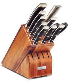 Wusthof Classic Ikon 11 Piece Acacia Knife Block Set