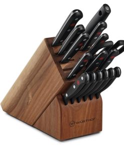 Wusthof Gourmet 16-Piece Acacia Knife Block Set