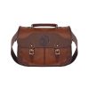 15 Liter Capacity Brown Trim Bison Leather Executive Briefcase