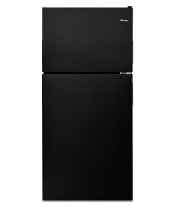 18.2 cu ft Top Freezer Black Refrigerator