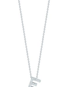 Roberto Coin 18K Love Letter 'E' Pendant With Diamonds