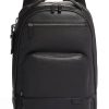 TUMI Harrison Black Warren Backpack Leather
