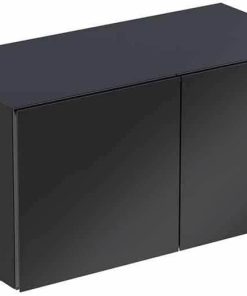 BDI Semblance Black Double-Width Cabinet