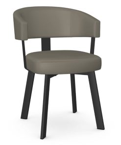 Amisco Grissom Plus Stratus/Black Coral Dining Chair