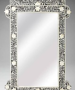Butler Specialty Company Vivienne Black Bone Inlay Wall Mirror