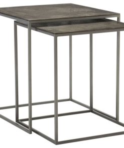 Bernhardt Graphite Eaton Nesting Table