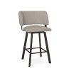 Amisco Easton Shiitake/Oxidado Swivel Counter Stool