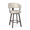 Amisco Grissom Oyster/Oxidado Swivel Counter Stool