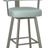 Amisco Grissom Riviera/Titanium Swivel Counter Stool