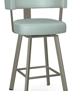Amisco Grissom Riviera/Titanium Swivel Counter Stool