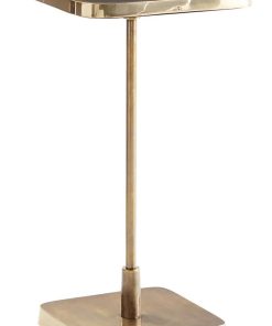Arteriors Vintage Brass Kaela Square Accent Table