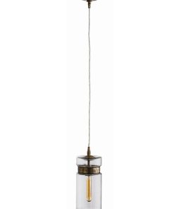 Arteriors Garrison Clear Cylindrical Pendant