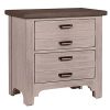 Vaughan-Bassett Bungalow Dover Grey And Folkstone 2 Drawer Nightstand