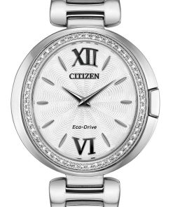 Citizen Capella Silver-Tone Stainless Steel Watch, 34mm