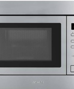 Smeg 24" Fingerprint-Proof Stainless Steel Built-In Microwave With Grill