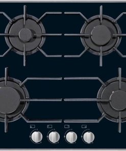 Miele KM 3010 G 24" Black Glass Natural Gas Cooktop