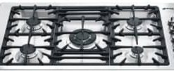 Smeg Classic 36" Stainless Steel Gas Cooktop