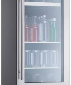 Zephyr 15" Stainless Frame Single Zone Beverage Cooler