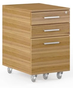 BDI Sequel 20 6107 Natural Walnut Mobile File Cabinet