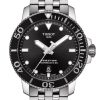 Tissot Seastar 1000 Powermatic 80 Black Dial Stainless Steel Bracelet Watch, 43mm