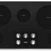 Whirlpool ADA 36" Stainless Steel Electric Ceramic Glass Cooktop With Two Dual Radiant Elements