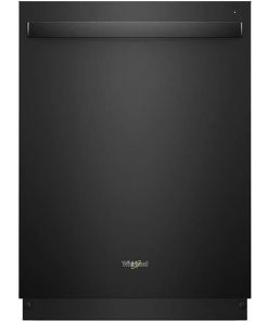 Whirlpool 24" Black Dishwasher With Fan Dry