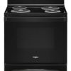 Whirlpool 4.8 Cu. Ft. Black Electric Range With Keep Warm Setting